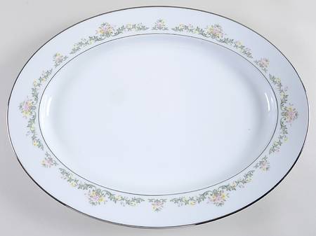 Early Spring 16" Oval Serving Platter