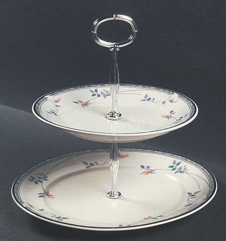 Eastfair 6 5/8"-10"  2 Tiered Serving Tray (Dp, Sp) HC