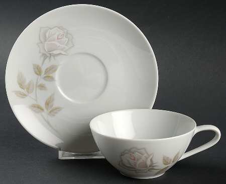 Edenrose Flat Cup & Saucer Set