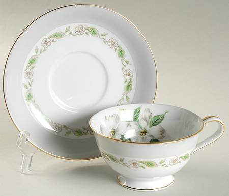 Edgemont Footed Cup & Saucer Set