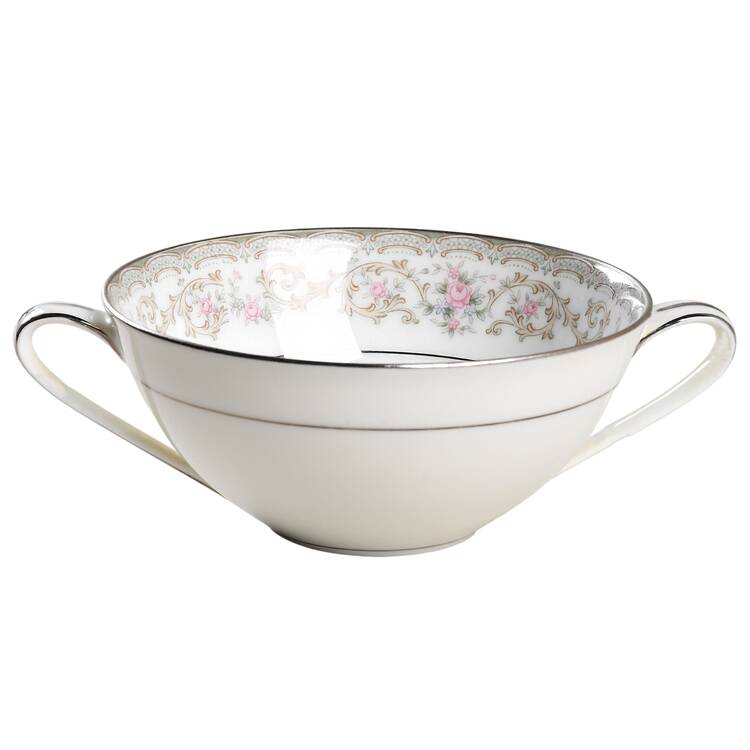 Edgewood Flat Cream Soup Bowl by Noritake