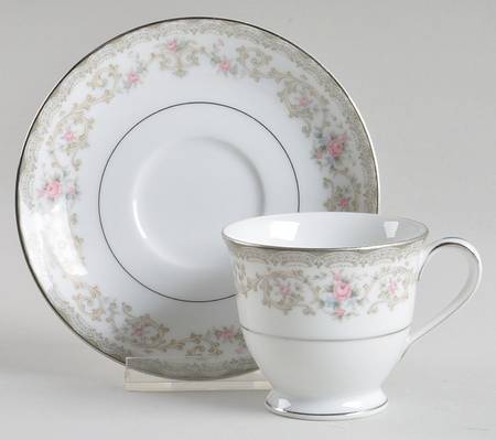 Edgewood Footed Demitasse Cup & Saucer Set