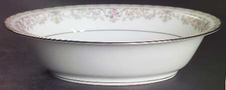 Edgewood 10" Oval Vegetable Bowl by Noritake