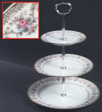 Edgewood 13 7/8"-14 1/4" 3-Tiered Serving Tray(DP,SP,BB) HC