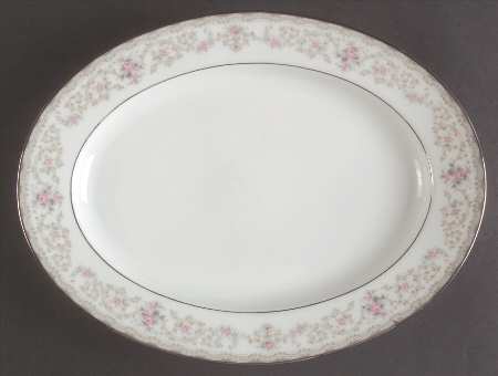 Edgewood 11" Oval Serving Platter by Noritake