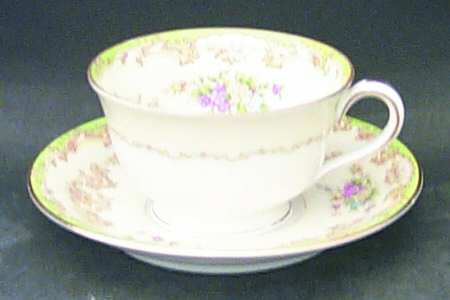 Edinboro Footed Cup & Saucer Set