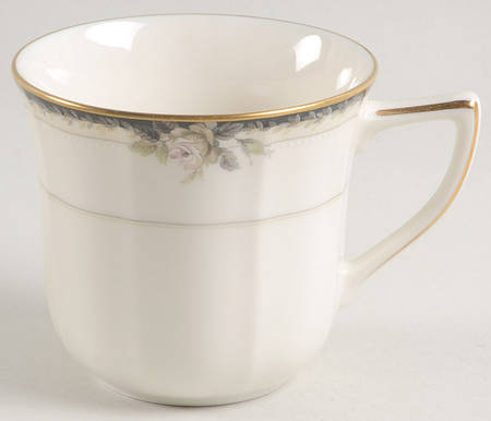 Edwardian Rose Flat Cup