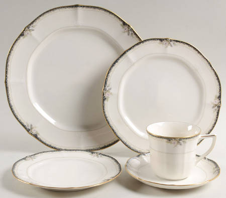 Edwardian Rose 5 Piece Place Setting