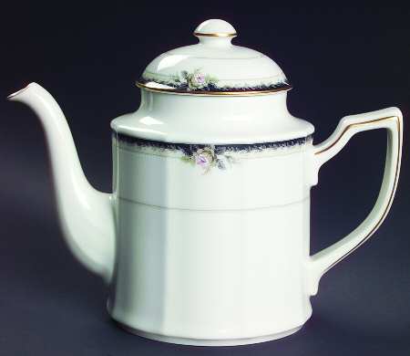 Edwardian Rose Tea/Coffee Pot & Lid