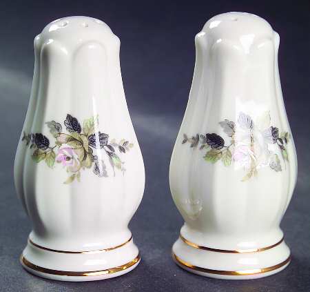 Edwardian Rose Salt & Pepper Set