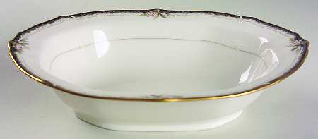 Edwardian Rose 10" Oval Vegetable Bowl