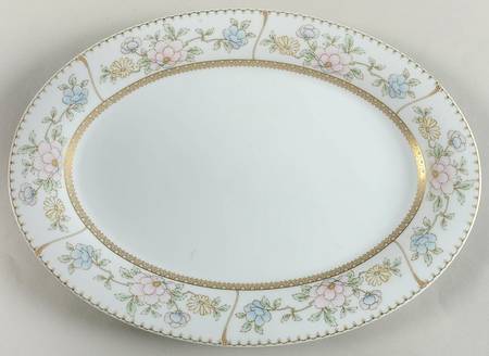 Effingham 14" Oval Serving Platter