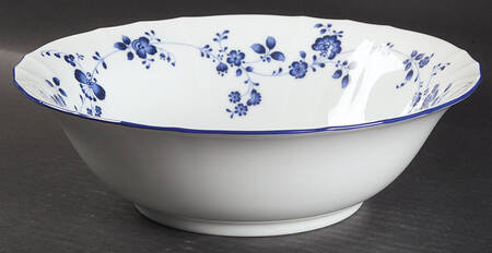 Elegance In Blue 9" Round Vegetable Bowl