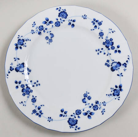 Elegance In Blue Dinner Plate by Noritake