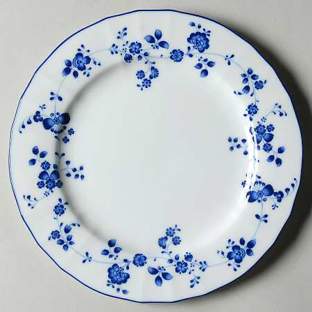 Elegance In Blue Bread & Butter Plate