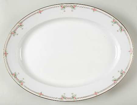 Eleanor Bassett 16" Oval Serving Platter