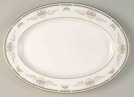 Elms Court 16" Oval Serving Platter