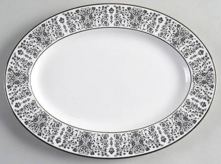 Elegante 12" Oval Serving Platter by Noritake