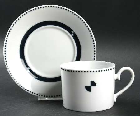 Elevation Flat Cup & Saucer Set