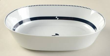 Elevation 9" Oval Vegetable Bowl