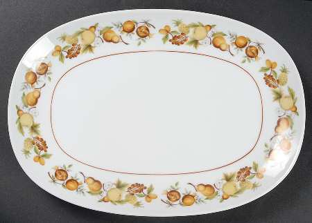 Elloree 13" Oval Serving Platter