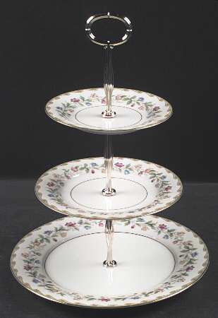 Elmhurst 13 7/8"-14 1/4" 3-Tiered Serving Tray(DP,SP,BB) HC