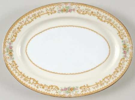 Elvira 10" Oval Serving Platter