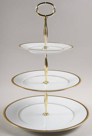 Elysee 13 7/8"-14 1/4" 3-Tiered Serving Tray(DP,SP,BB) HC