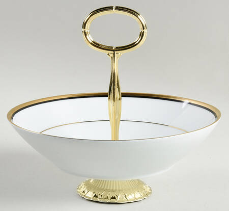Elysee 6"-7" Handled Footed Nut Dish HC