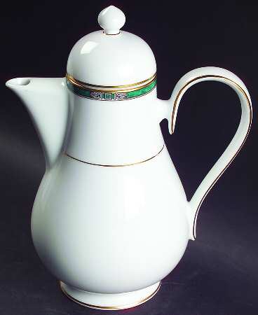 Emerald Crest Coffee Pot & Lid