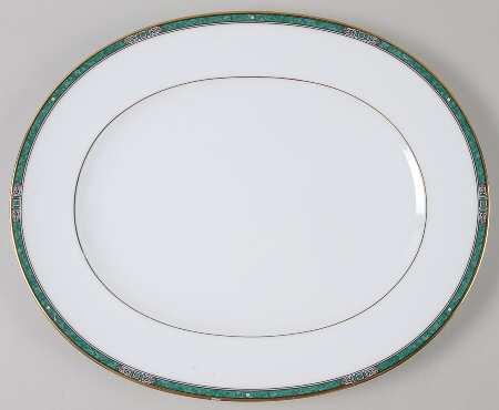 Emerald Crest 13" Oval Serving Platter