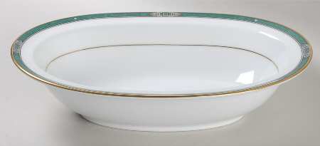 Emerald Crest 10" Oval Vegetable Bowl