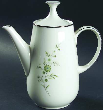 Emerald Coffee Pot & Lid