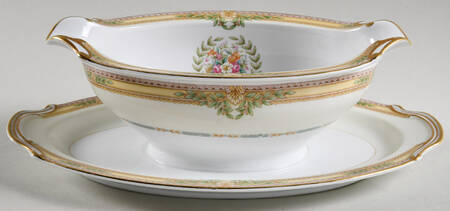 Empire Gravy Boat with Attached Underplate