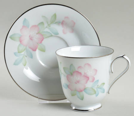 Enchantment Footed Cup & Saucer Set