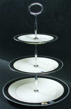 Enchanteur 13 7/8"-14 1/4" 3-Tiered Serving Tray(DP,SP,BB) HC