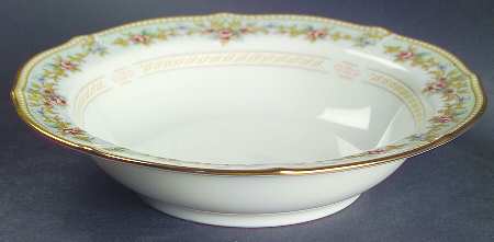 English Flowers Rim Fruit/Dessert (Sauce) Bowl