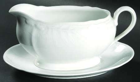 Engravings Gravy Boat & Underplate (Relish/Butter)