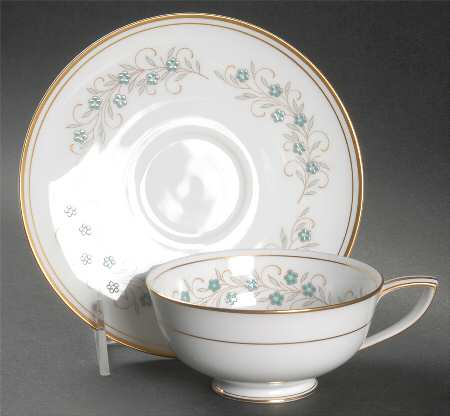 Ensley Footed Cup & Saucer Set