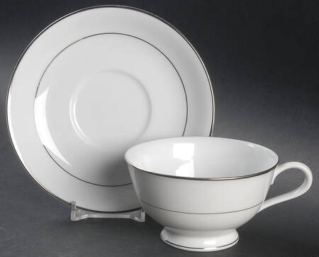 Envoy Footed Cup & Saucer Set