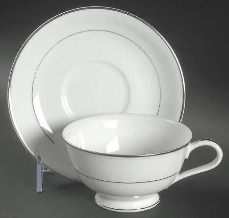Envoy Footed Cup & Saucer Set by Noritake