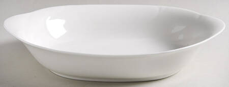 Ensemble White 10" Oval Vegetable Bowl