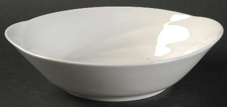 Ensemble White Lugged Cereal Bowl