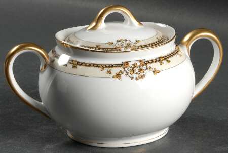 Erie Sugar Bowl & Lid