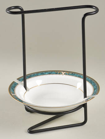 Essex Court 8"-8 1/4" Salad Serving Set/Utensil Holder  HC