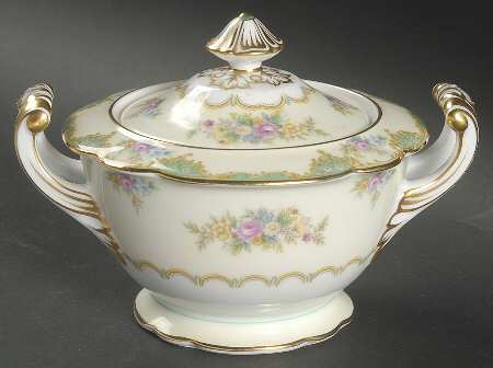 Esmeralda (Older, No #) Sugar Bowl & Lid