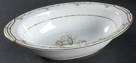 Esteem 10" Oval Vegetable Bowl