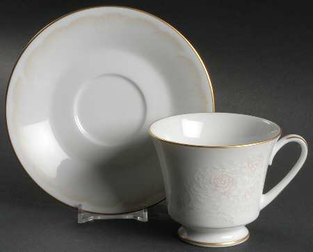 Estelle Footed Cup & Saucer Set