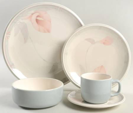 Eternal Blush 5 Piece Place Setting by Noritake
