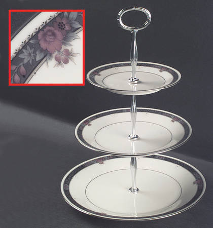 Etienne 13 7/8"-14 1/4" 3-Tiered Serving Tray(DP,SP,BB) HC